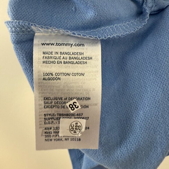 Tommy Hilfiger Blue Short Sleeve Polo Shirt - Picture 6 of 6
